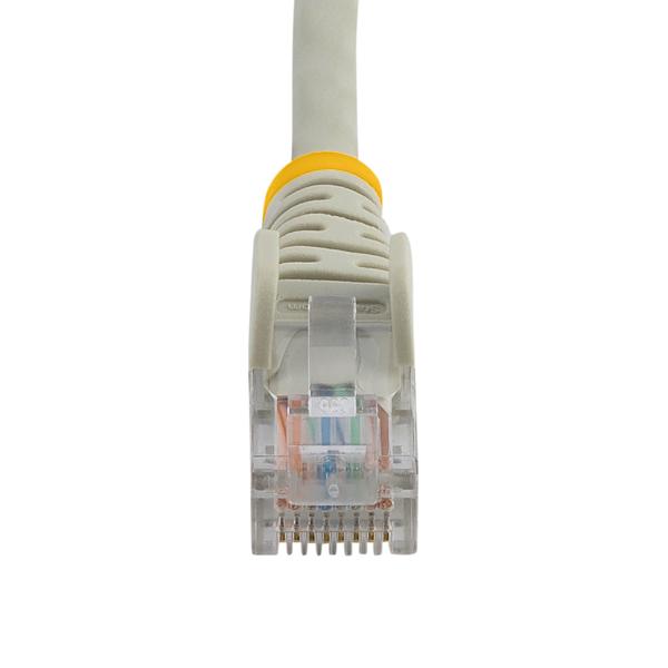 0.5m Cat5e Ethernet network cable snagless with RJ45 - Cat 5e UTP cable - Gray - Patch cable - RJ-45 (M) ( 45PAT50CMGR ) - 45PAT50CMGR