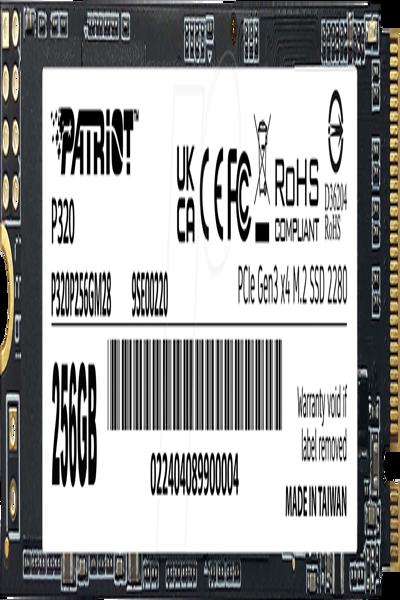 PATRIOT Memory P320, 256 GB, M.2 - P320P256GM28