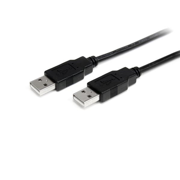 StarTech 2m USB 2.0 A to A Cable - M/M - 2 m - USB A - USB A - USB 2.0 - Black - USB2AA2M