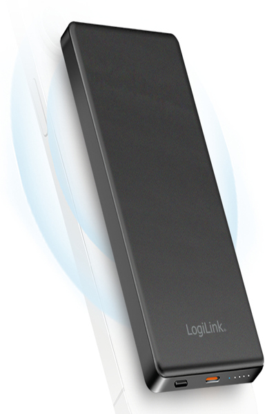 LogiLink PA0352 - Powerbank LiPo MagSafe 15 W USB-C PD schwarz - PA0352