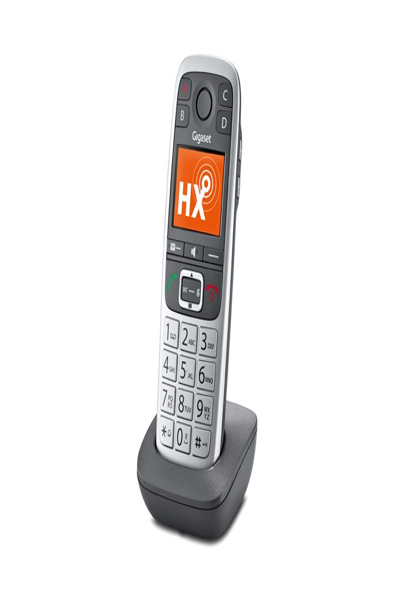 Gigaset E560HX - Analog/DECT telephone - Wireless handset - Speakerphone - 150 entries - Caller ID - Black - S30852-H2766-R101