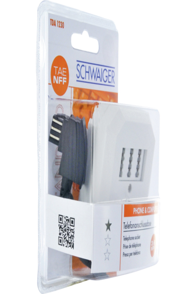 SCHWAIGER TDA1230 532 TAE ADAPTER WHITE