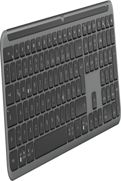 Logitech Signature Slim K950 Trådlöst Grafit DEU - 920-012451