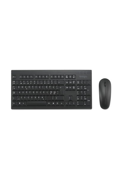 Kensington KM150 EQ Wireless Keyboard/Mouse Set - Keyboard - 1,200 dpi - K75562PN