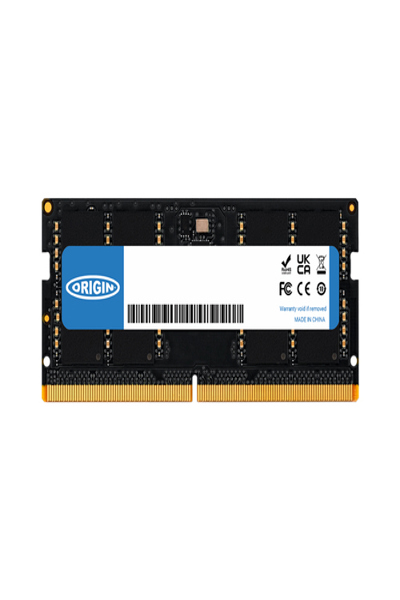 Origin Storage 8GB DDR5 5600MHz SODIMM 1Rx16 Non-ECC 1.1V - 8 GB - 1 x 8 GB - DDR5 - 5600 MHz - 262-pin SO-DIMM - KVR56S46BS6-8-OS