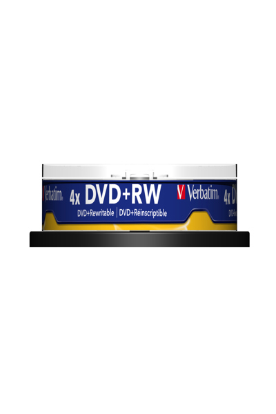 Verbatim 10 x DVD+RW - 4.7 GB (120min) 4x - 43488