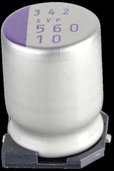 Panasonic SVP 560/10 - polymer capacitor 560µF 10V 2000h low ESR - 10SVP560M