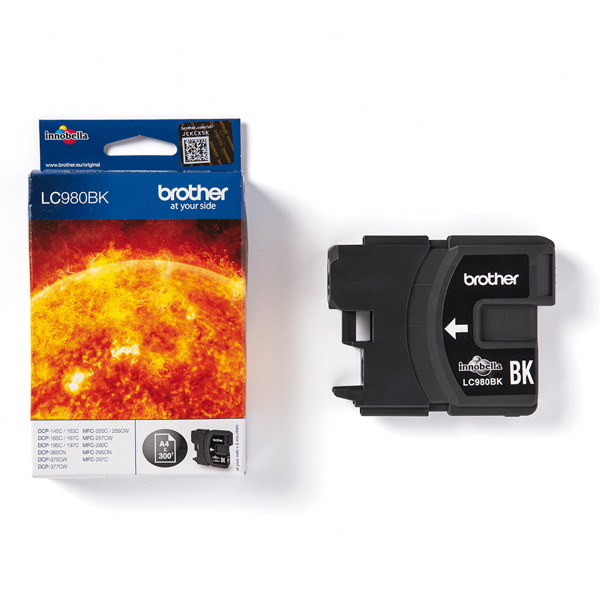 Brother LC980BK - Svart - original - LC980BK