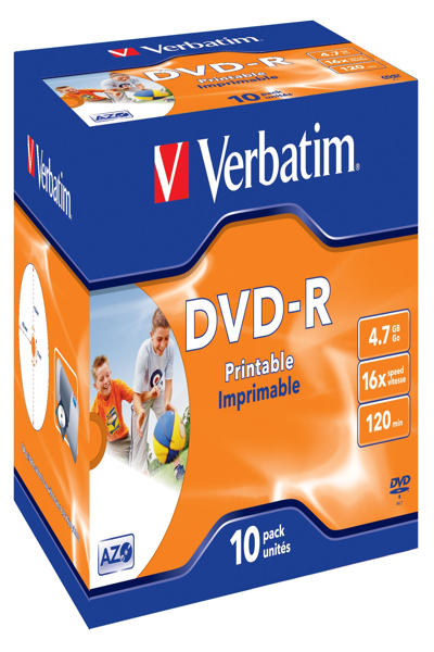 Verbatim 10 x DVD-R - 4.7 GB 16x - 43521