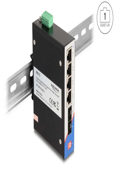 Commutateur Delock - 4 x 10/100/1000 + 2 x SFP