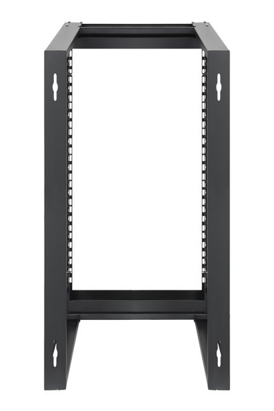 Intellinet 19" Wall Mount Open Frame Network Rack - 9U - Front-hinged Swing Frame Flat Pack - 2-Post - 17.7 in. Depth - Black RAL 9004 - Rack frame - Black - Steel - 30 kg - 9U - RoHS ANSI/EIA 310-E IEC 60297-3 - 716185