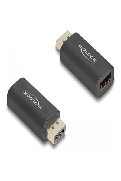 Delock-adapter - DisplayPort-hane till HDMI-hona - 61055