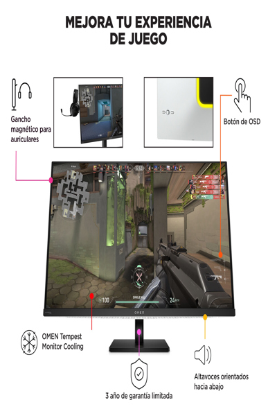 HP OMEN Transcend 32 UHD OLED Gaming Monitor: 32-inch 4K OLED gaming monitor. - 9R181AA#ABB
