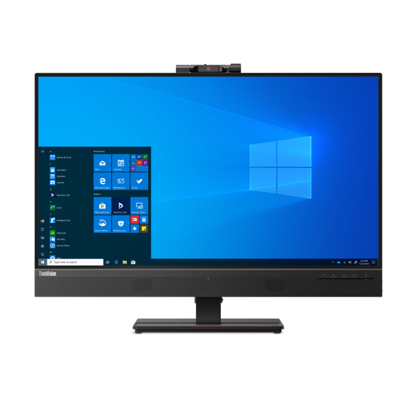 ThinkVision T27hv-20 - LED-Monitor - 69 cm (27") (27" sichtbar) - 2560 x 1440 QHD @ 60 Hz - IPS - 350 cd/m? - 1000:1 - 4 ms - HDMI, DisplayPort, USB-C - Lautsprecher - Raven Black - 62A9GAT1EU
