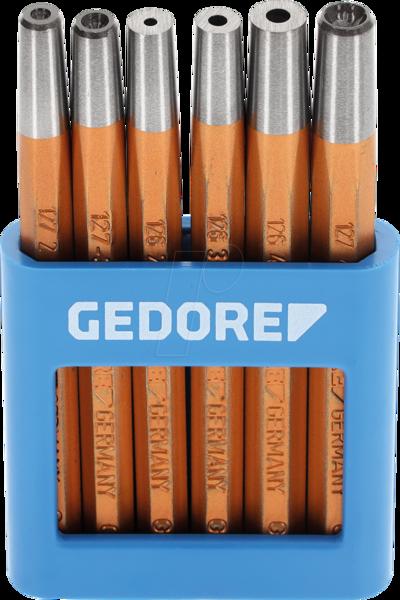 Ensemble extracteur de rivets et outil de fabrication de têtes Gedore bl 8773600