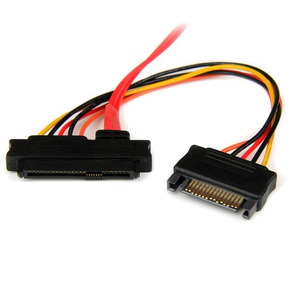 StarTech Internal Serial Attached SCSI Mini SAS Cable - Internal SAS cable (Serial Attached SCSI) - SAS 6Gbit/s - 36 PIN 4iMini MultiLane - 15 PIN SATA Power, internal SAS, 29-pin (SFF-8482) - 50cm - Red (SAS808782P50) - SAS808782P50