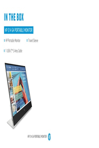 HP E-Series E14 G4 - 35.6 cm (14") - 1920 x 1080 pixels - Full HD - LED - 5 ms - White - 1B065AA#ABB