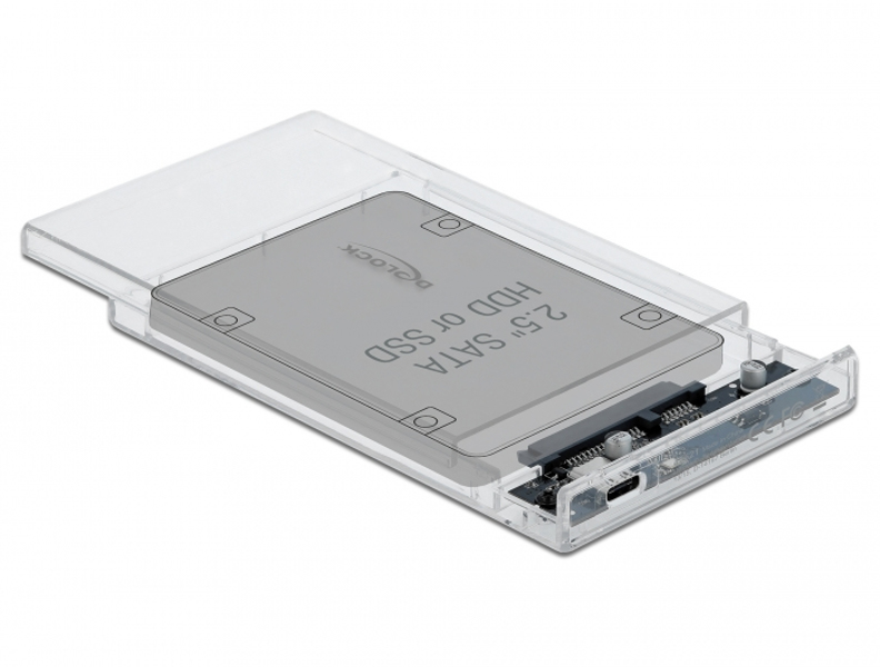 Delock 42621 - HDD/SSD enclosure - 2.5" - Serial ATA III - 42621