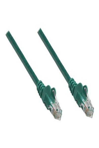 Câble de raccordement réseau Intellinet Cat6 0,25 m Vert