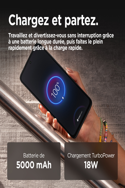 Motorola Solutions XT2433-5 Moto G35 Dual Sim - Midnight Black - 128 GB - 5,000 mAh - PB3K0033IT