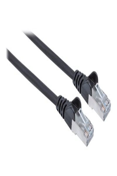 Intellinet nätverkspatchkabel Cat6A 2m svart - 318785