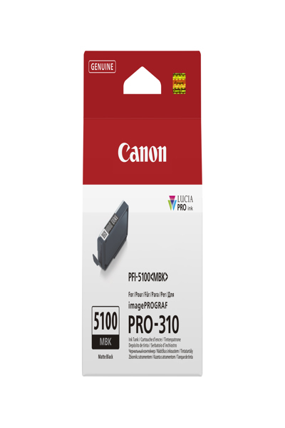 Cartouche d'encre noire mate Canon PFI-5100 MBK