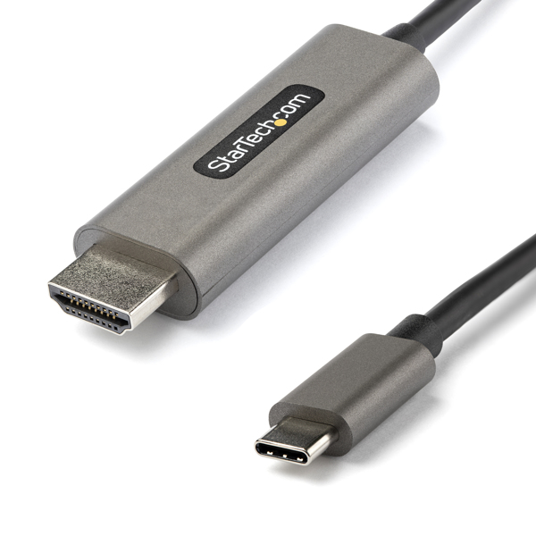 StarTech 4m USB-C to HDMI cable 4K 60Hz with HDR10 - Ultra HD USB-C to video adapter cable - HDMI 2.0b display converter - Cable - Digital - CDP2HDMM4MH