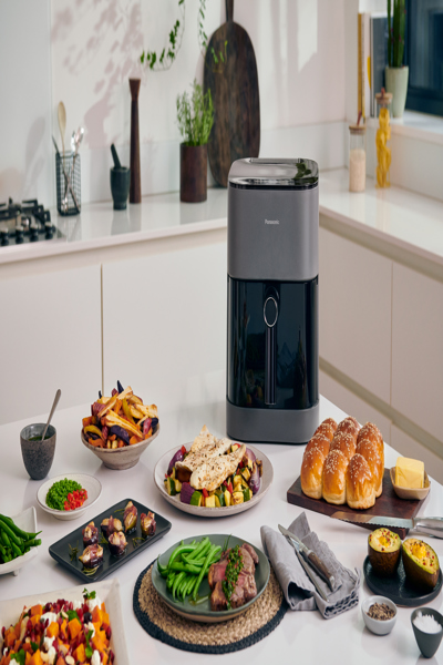 Panasonic NF-CC500SXE, Varmluftsfritös, 5 L, 80 °C, 200 °C, Enkel, Grå - NF-CC500SXE