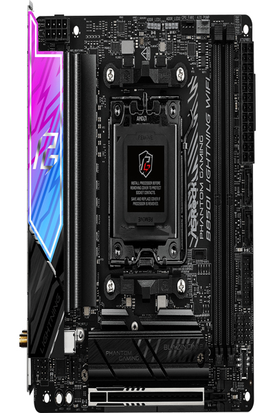 ASRock Phantom Gaming B850I LIGHTNING WIFI - 90-MXBQR0-A0UAYZ