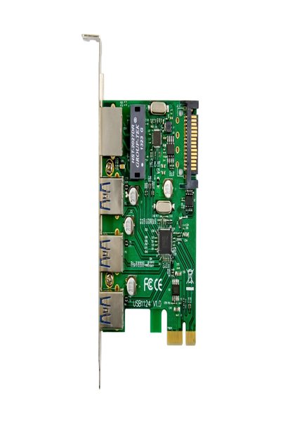 InLine Gigabit USB 3.2 Combo Card PCIe x1 - 51125R