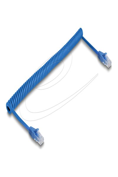 Delock RJ45 Spiralkabel Stecker zu Cat.6 UTP - Network - CAT 6 - 90197