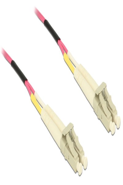 Delock Fiber optic cable LC Duplex to Multimode OM4 - Cable - Multimode fiber - 80157
