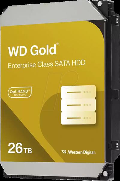 WD Gold Enterprise Class 26 TB SATA 6 Gb/s 3.5" WD - Hdd - Serial ATA