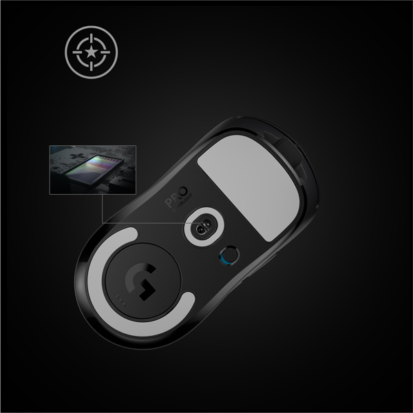 Logitech PRO X SUPERLIGHT trådlös Gaming Mus - 910-005880
