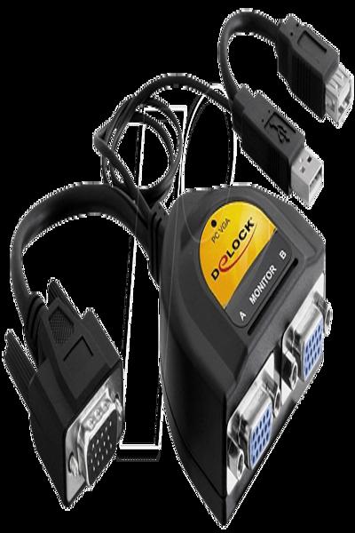 Delock 2 Port VGA Data Splitter - 61968