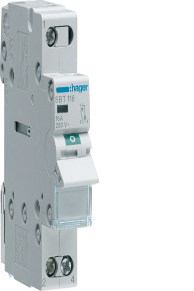 Hager SBT116 1P Gris 440 V