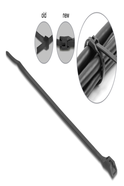 Delock Cable tie - with flat head, W 3.6 mm - 19467