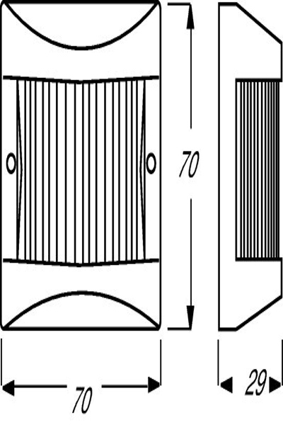 BUSCH JAEGER 6800-0-2353 Mur filaire intérieur/extérieur marron
