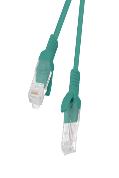 Lanberg Fluke Passed patchcord cat.6 UTP green 10-pack - Network - CAT 6