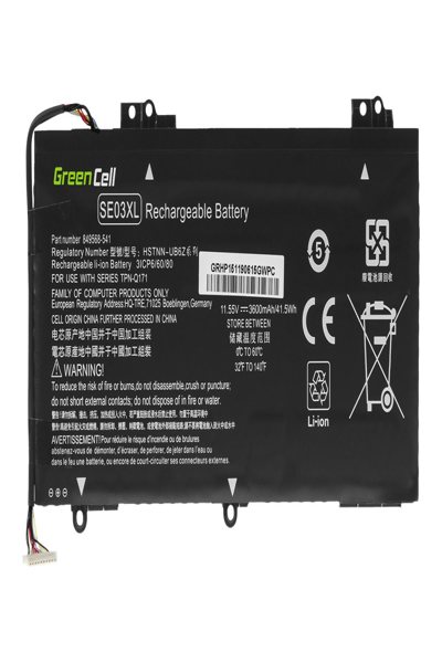 Green Cell SE03XL HSTNN-LB7G Laptop Battery Replacement HP - HP151