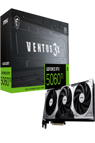 MSI GeForce RTX 5060 Ti 16G VENTUS 3X OC - V812-072R