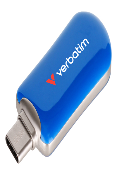 Verbatim Plectra Blue      128GB USB-C Flash Drive          30233 - 30233