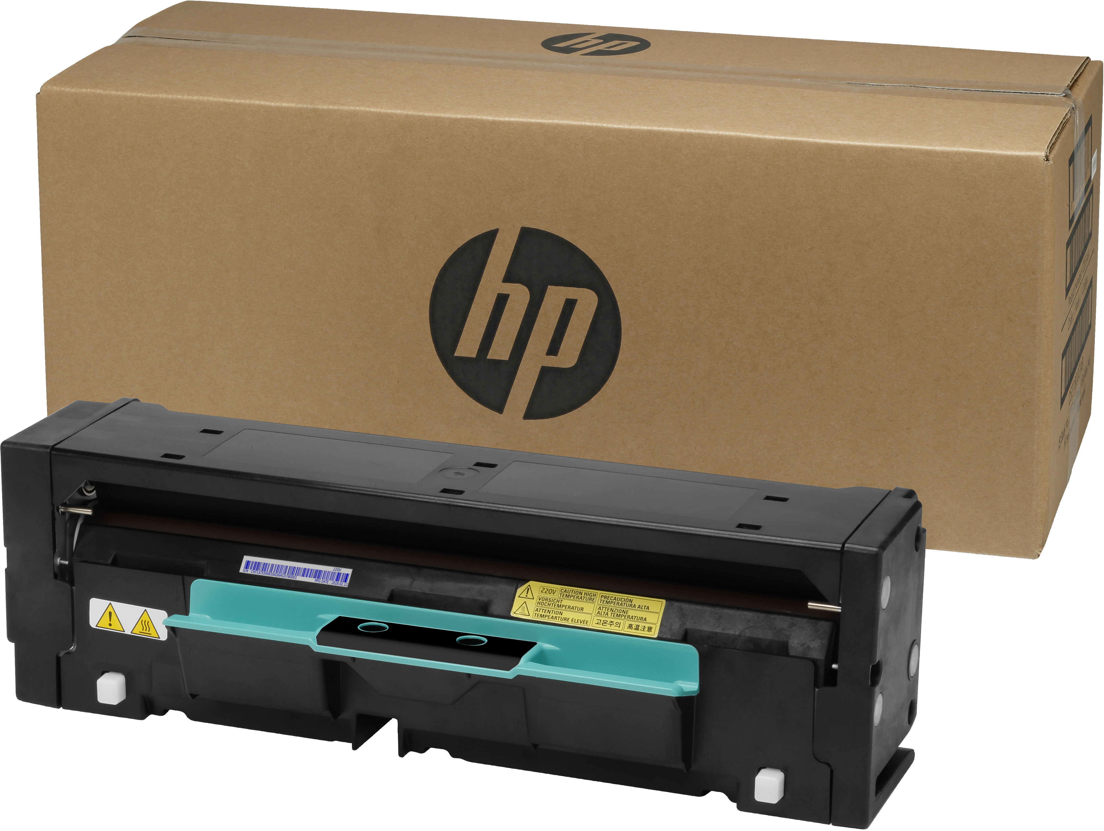 Rouleau de pression chauffant HP 220 V noir