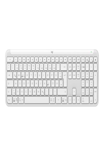 Logitech Signature Slim K950 Trådlöst Vit DEU - 920-012452
