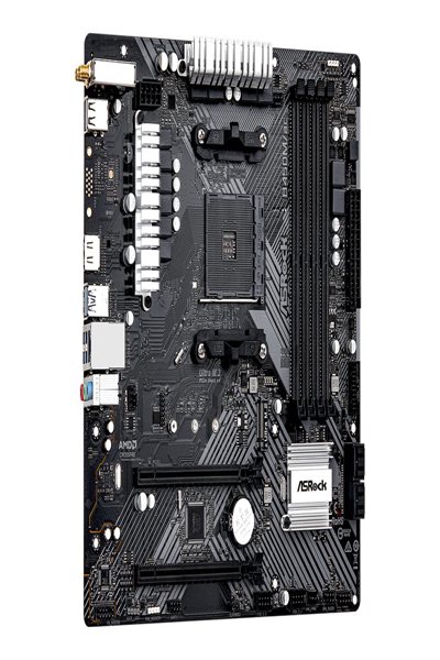 ASRock B450M/AC - 2.0 - moderkort - B450M/AC R2.0