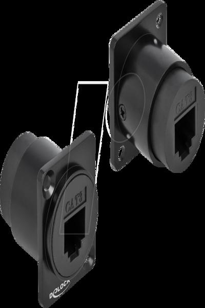 Delock D-Type Module RJ11 Cat.3 jack to jack - 86783