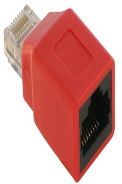 Delock Crossover adapter - RJ-45 (M) to RJ-45 (F) - 65025