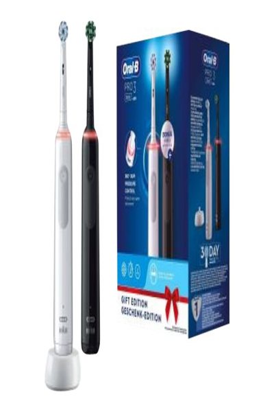 Braun Oral-B Pro 3 3900 Electric Toothbrush Black/White - 291343