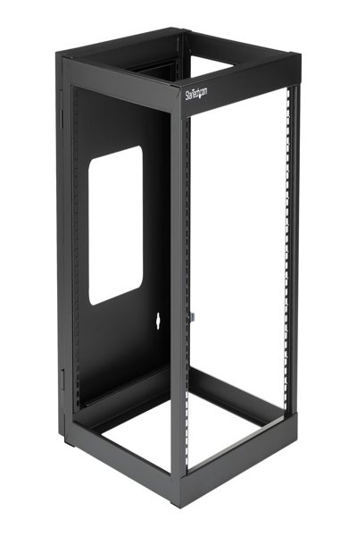 StarTech.com 12U Hinged Open Frame Wall Mount Server Rack - RK1219WALLOH