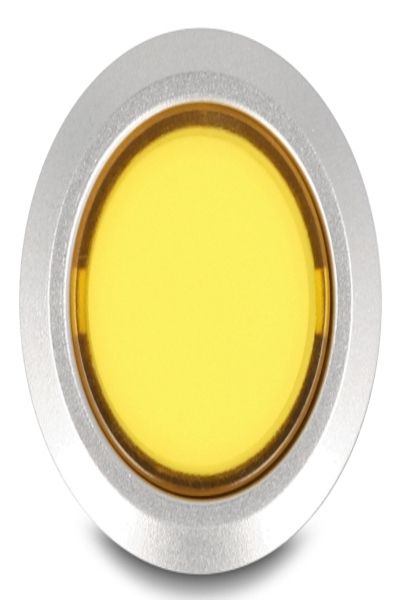 Delock Push Button protruding 22 mm 5 x Solder flat Plastic LED - 22050